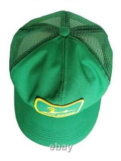 Vintage John Deere Trucker Hat K-produits Snapback Green Mesh Patch Cap Made USA