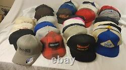 Vintage Lot 50 Random Trucker Hat Snapback Mesh Patch Cap Mixed 80s 90s Champ Pétrolifère