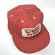 Vintage Louisville Mfg Red Ranger Patch Dog Snapback Denim Trucker Hat Cap Usa