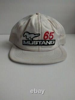 Vintage Mustang 65 Truckers Chapeau Snapback Mousse Mesh Casquette De Baseball Shelby Ford