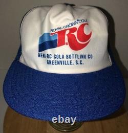 Vintage Nihi-rc Cola Bottling Greenville Sc 70s 80s USA Trucker Hat Cap Snapback