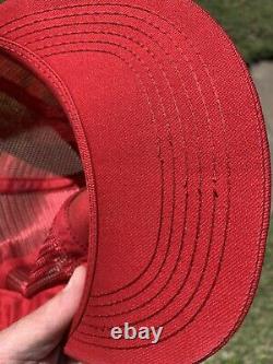 Vintage Nike K Marque Mesh Trucker Hat Cap K Produits Seed Patch Farm Sport 80s