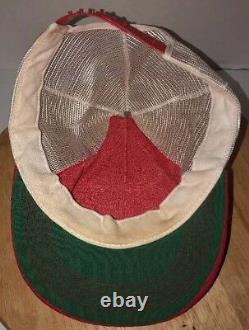 Vintage Pahl's Western World 70s USA Red White Trucker Hat Cap Snapback Patch