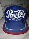 Vintage Pepsi-cola #1 En Indiana 3 Stripe Mesh Trucker Snapback Hat Cap Usa