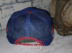 Vintage Pepsi-cola #1 En Indiana 3 Stripe Mesh Trucker Snapback Hat Cap USA