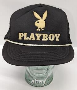Vintage Playboy Magazine Mesh Snap Dos Chapeau Camionneur Cap Avec Étiquette