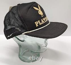 Vintage Playboy Magazine Mesh Snap Dos Chapeau Camionneur Cap Avec Étiquette