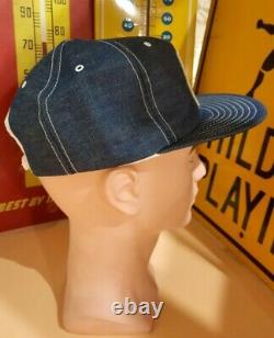 Vintage Rare Denim Louisville Trucker Hat Marathon Gas & Oil Patch Cap Hat, États-unis