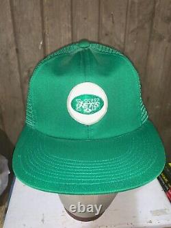Vintage Rares Années 80 New York Jets Logo Green NFL Football Trucker Cap Hat Snapback