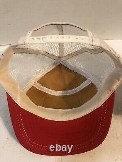Vintage Red Wing Boots Trucker Hat Snapback Cap Patch USA Nos Stripe