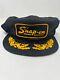 Vintage Snap-on Patch Hat Snapback Baseball Cap Trucker Gold Wings 80s Usa Rare