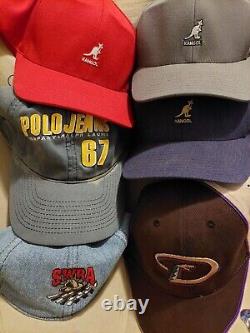 Vintage Snapback 91 Hat Lot Camionneur, Sports, Films, Disney, Harley Davidson Casquette