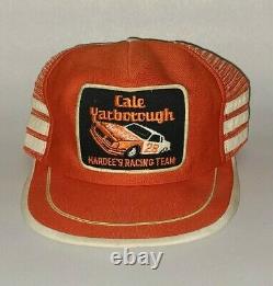 Vintage Snapback Camionneur Patch Cale Yarborough 3 Racing Cap Stripe Hardee