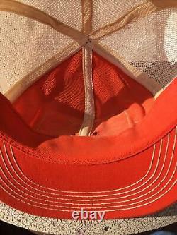 Vintage Stihl Chainsaw Patch Snapback Trucker Hat Cap 70s 80s K Brand Mesh Etats-unis