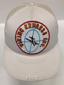 Vintage Viking Express Inc. Chicago Truckers Hat Mesh Snapback Rope Cap Aviation
