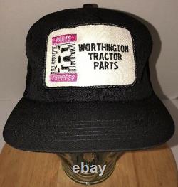 Vintage Worthington Tractor Parts 80s États-unis K-produits Trucker Hat Cap Snapback