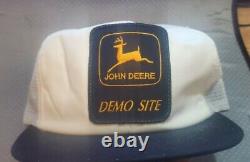 Vtg 70's 80's John Deere Démo Site K-products Snapback Hat Trucker Farmer Cap
