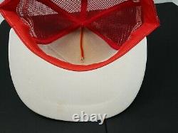 Vtg 80s Bobby Allison 3 Stripe Red Nascar Patch Snapback Camionneur Hat Cap Us Fait