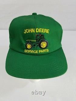 Vtg John Deere Yellow Snapback K Produits Truckers Hat Pièces De Service Waterloo