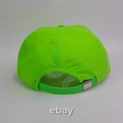 Vtg Lot De 12 Neon Green Trucker Hat Blank Snapback Cap Rétro Réglable 80s