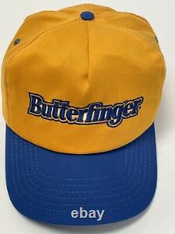Vtg Scm Promo Advert Butterfinger Hat 90's Candy Bar Snapback Baseball Cap USA