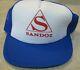 Vtg Tres Rare Sandoz Pharmaceuticals Hat / Cap Trucker / Snapback Lsd Albert Hoffman